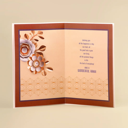 Dear Brother Raksha Bandhan Greeting Card With Envelope