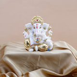 Shree Ganesha Idol with Red Bag and Modak 250 GM