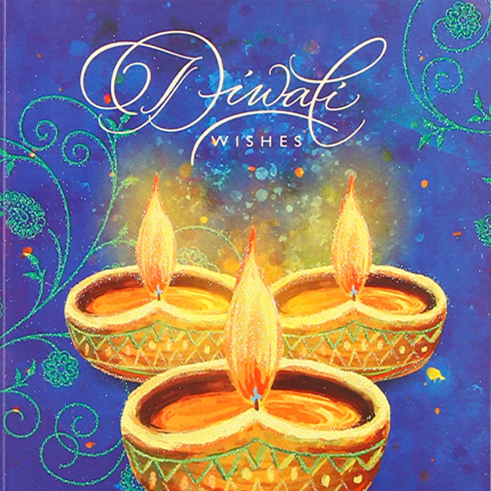 Timeless Diwali Seasons Greeting Card Pack Of 10