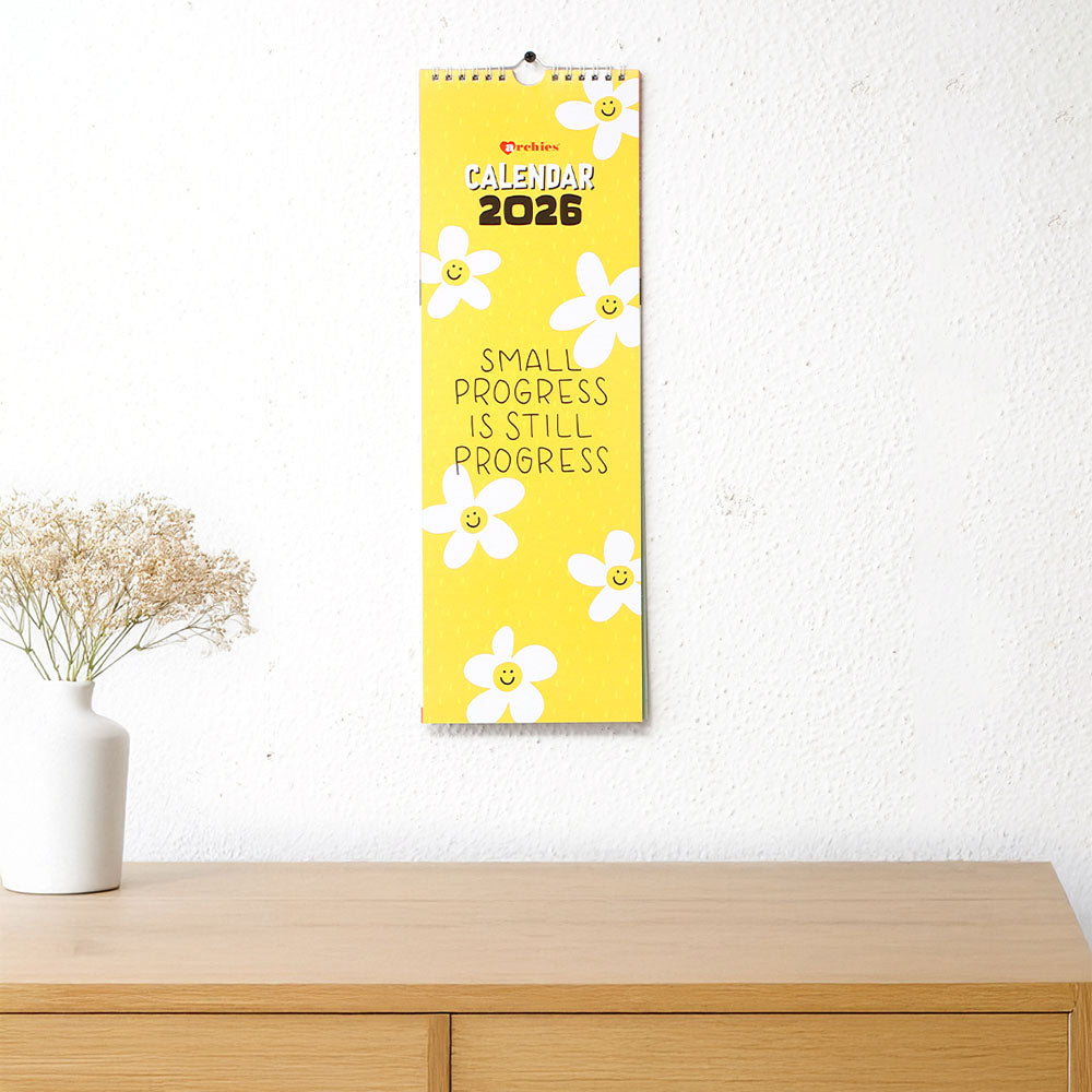 Progress 2025 Wall Calendar With Envelope