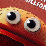 Burger Theme Googli Eyes Spiral Notebook