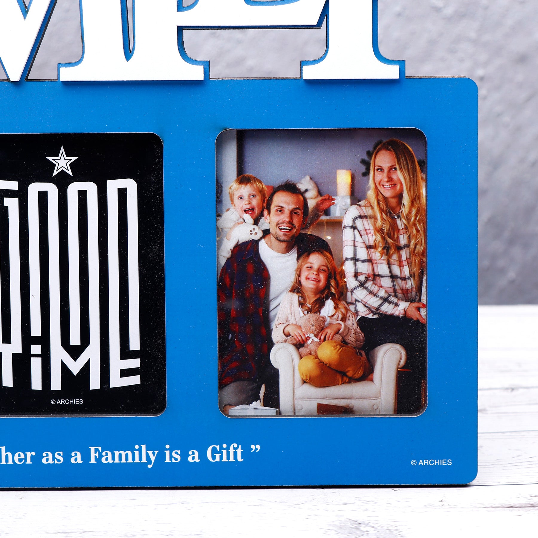 Family Quoted Wooden Photo Frame