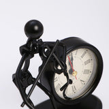 Violin Figurine Clock