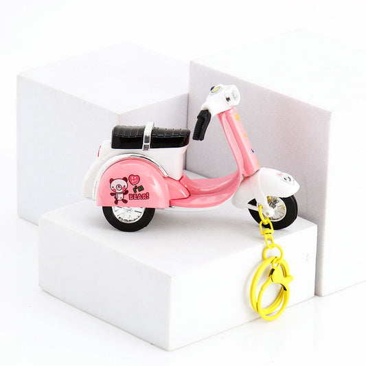 Pink Two Wheeler Keychain