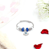 Protective Evil Eye Charms Silver Bracelet