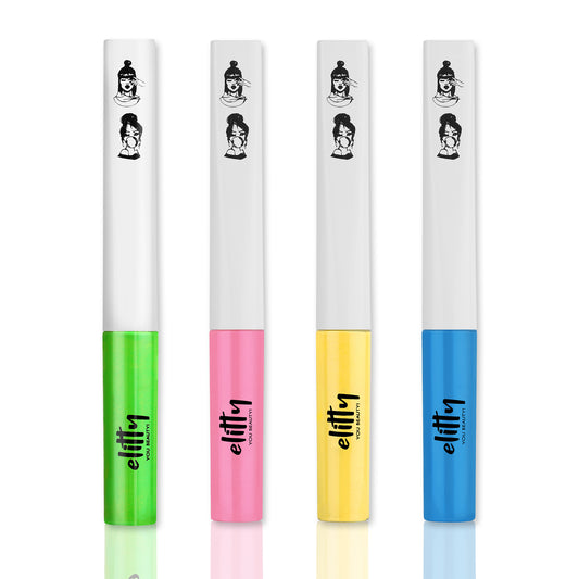 Elitty Neon  Eyeliner Combo (Neon Green,Yellow, Cyan Green,Pink) Shades- 4 ML Each
