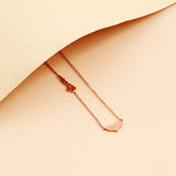 Hearts Embrace Golden Chain Pendant