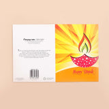 Diwali Celebration Seasons Greeting Card Pack Of 10