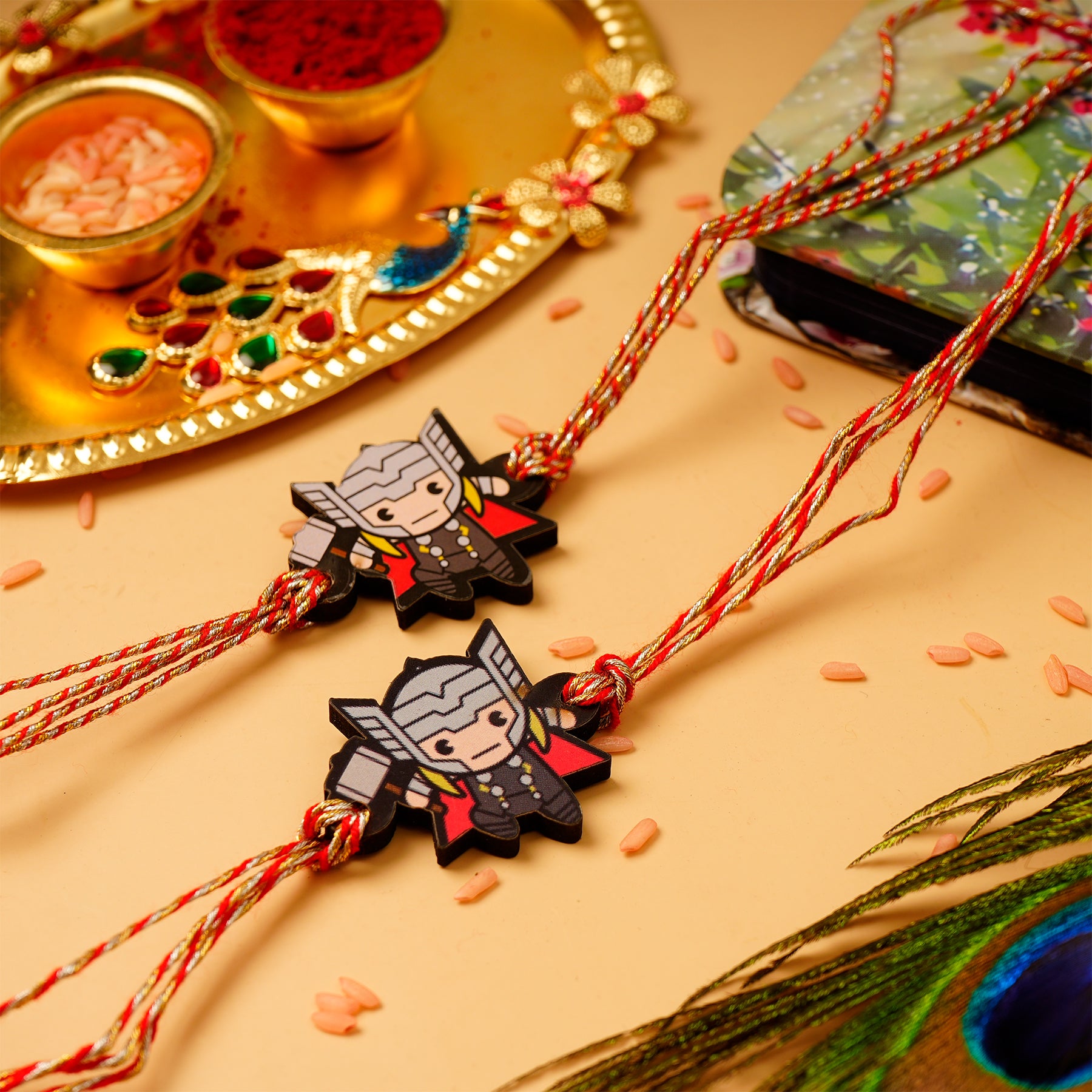 Thor Rakhi  with Ferrero Rocher 200 GM