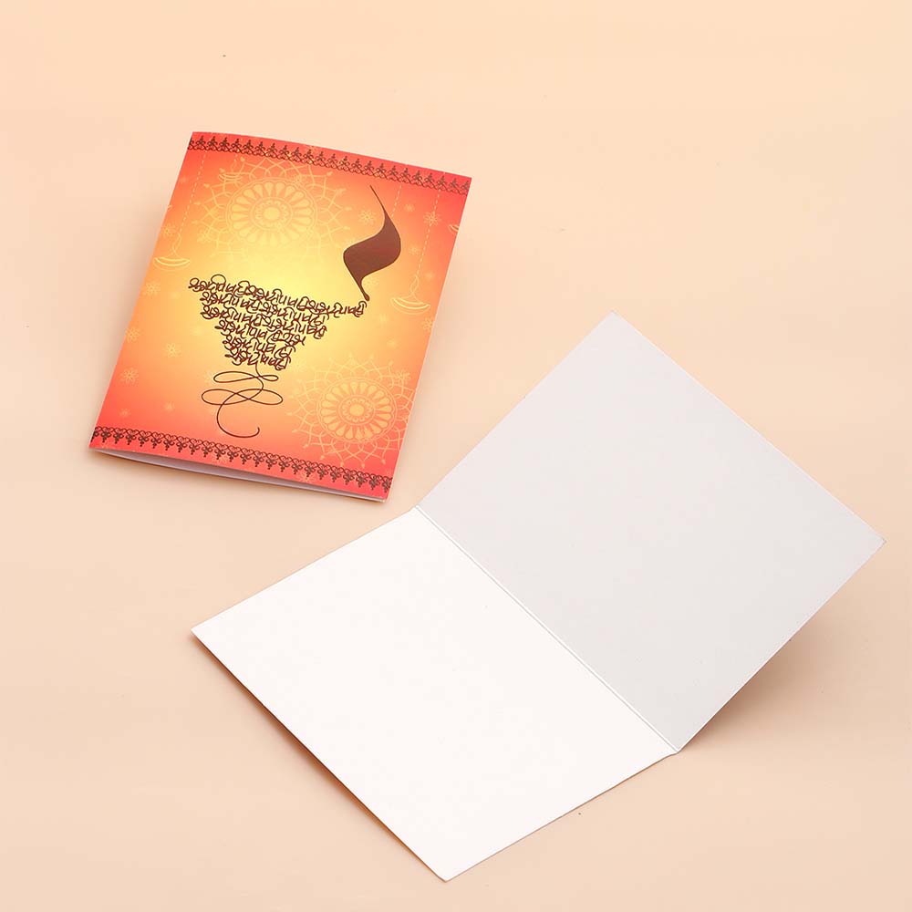 Lakshmi Blessings Seasons Greeting Card Pack Of 10