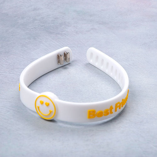 Best Friend White Friendship Band