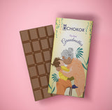 CHOKOR Best Grandmother-  Coffee Flavoured Almond Chocolate Bar