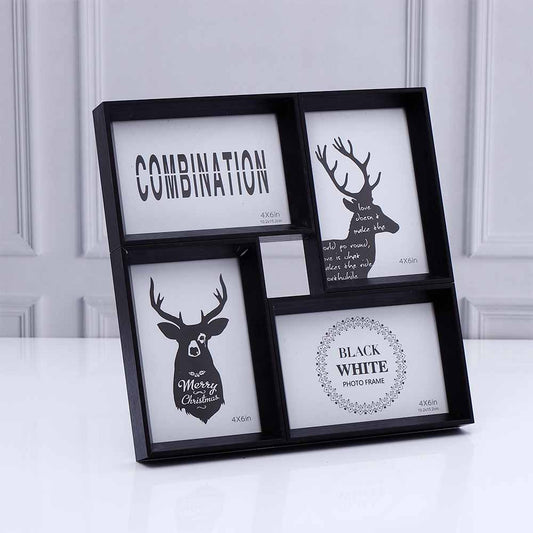 Midnight Black Multi-Space Photo Frame