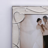 Romantic Silver Hearts Photo Frame