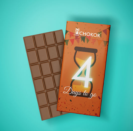 CHOKOR 4 Days to Go - Milk Chocolate Bar