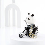 Panda Bike Ride Keychain