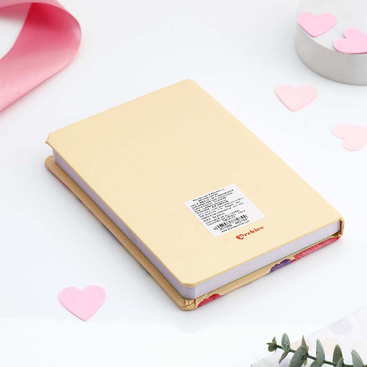 Yellow Floral Pattern Notebook