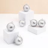 Silver Christmas Decor Balls