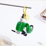 Green Two Wheeler Keychain