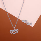 Amora Pendant with Earring Set
