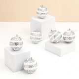 White Frost Chirstmas Tree Balls