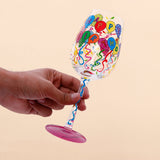 Happy Birthday Quoted Birthday Wine Glass