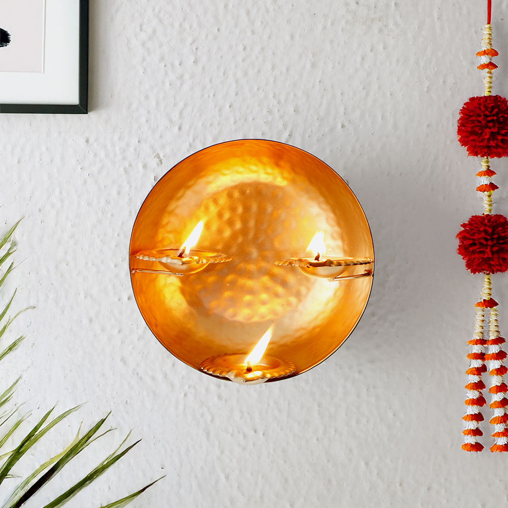 Diya Bowl For Wall Decoration