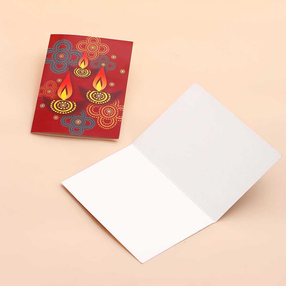 Deepawali Seasons Greeting Card Pack Of 10