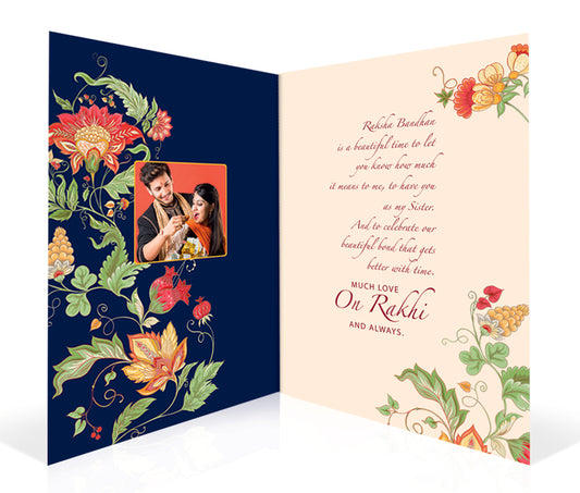 Dear Sister Rakhi Personalised Greeting Card