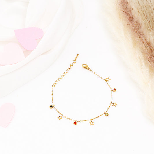 Celestial Stars Golden Bracelet