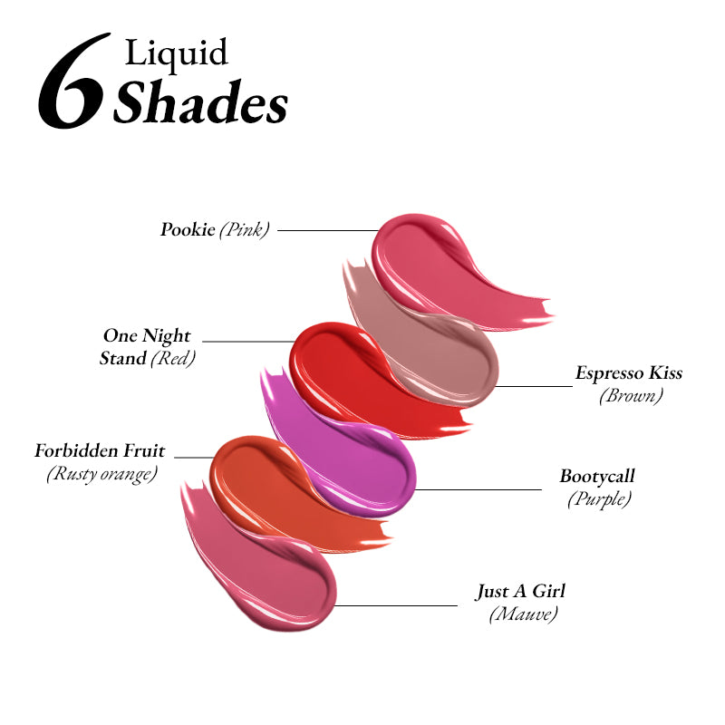 Elitty Purple Liquid Matte Lipstick | Transferproof, Smudgeproof & Lightweight | Bootycall - 4 ML