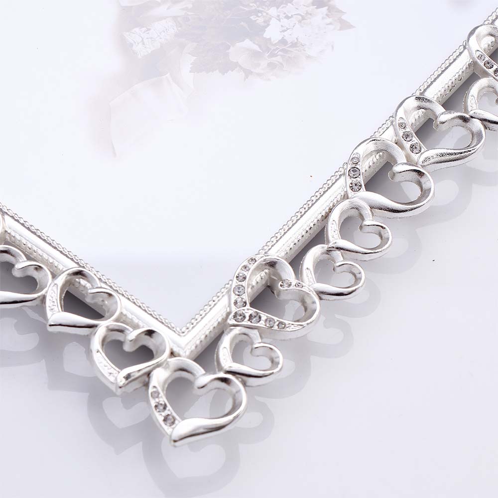 Twin Space Silver Plated Photo Frame