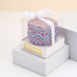 Scented Purple Multicoloured Candle Pot