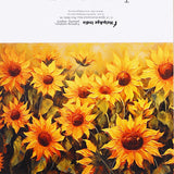 Pack Of 10 Sunflowers Seasons Greeting Card