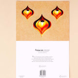Warm Diwali Seasons Greeting Card Pack Of 10