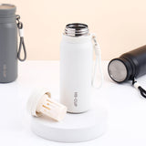 White Steel Sipper Bottle