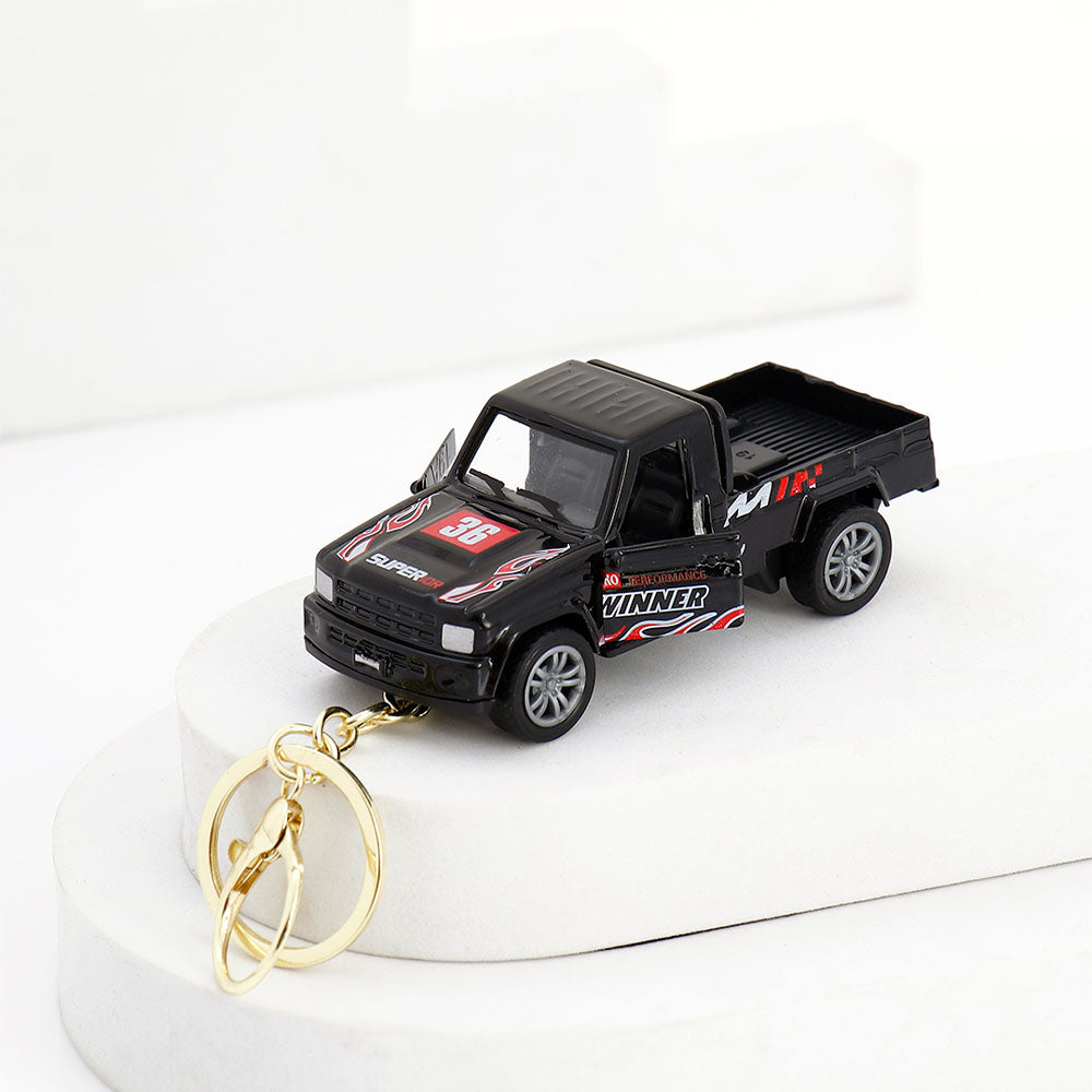 Black Safari Jeep Keychain