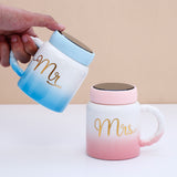 Mr. and Mrs. Quoted Couple Mugs