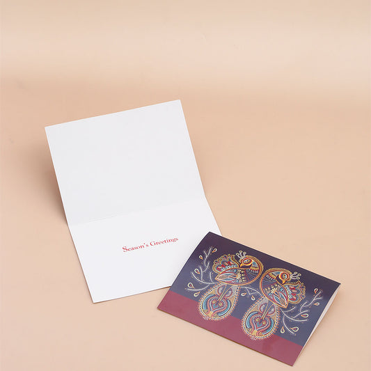 Pack Of 10 Artistic Seasons Greeting Card