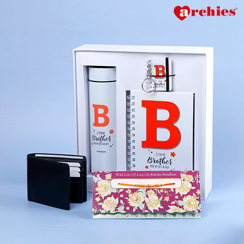 Dear Brother Gift Set with Rakhi Mailer