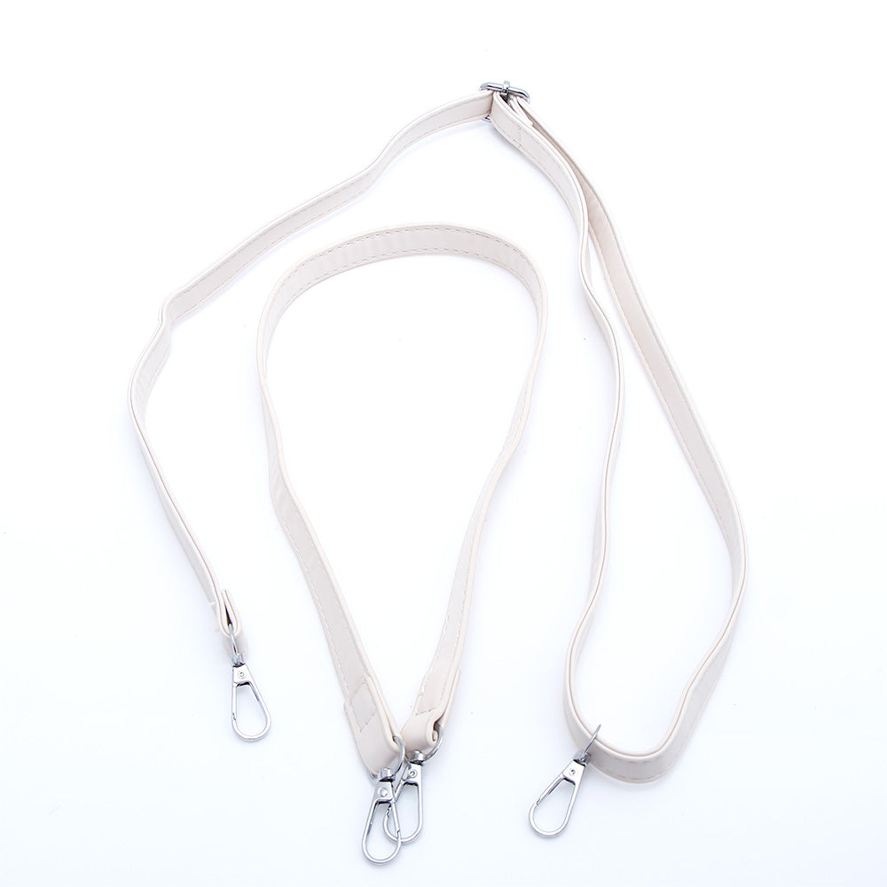Archies White Luxe Diva Handbag with Adjustable Straps