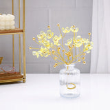 Yellow Blossoms in Crystal Vase