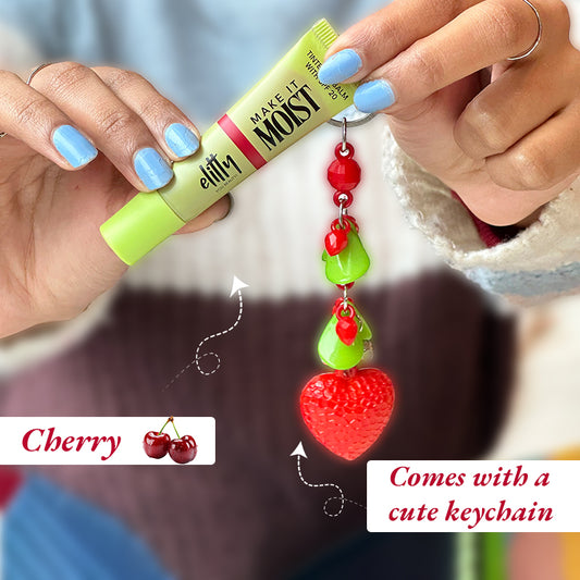 Elitty Berry Demure (Cherry) Lip Balm , Gentle & Safe for Everyday Use (6 GM)