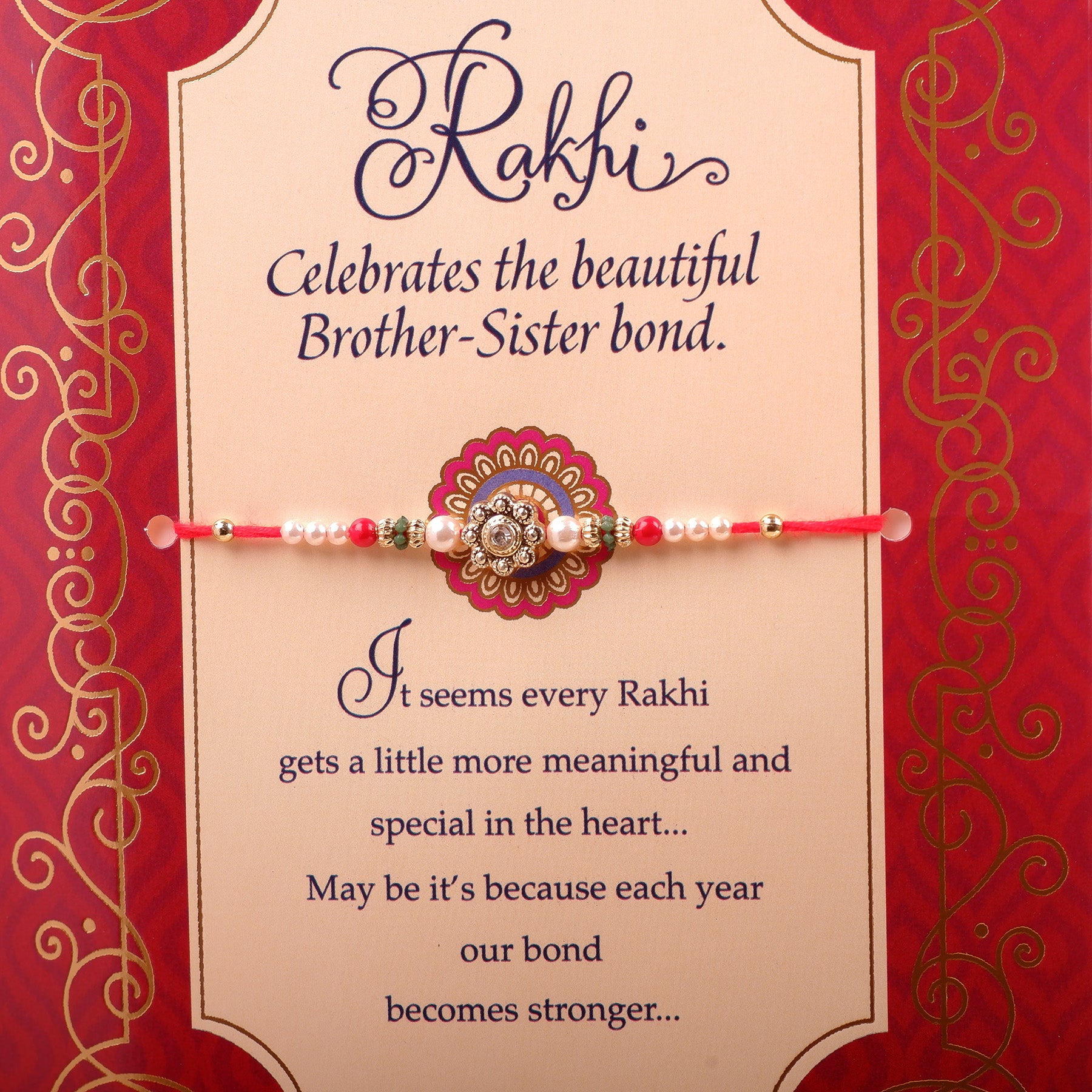 Celebrations Raksha Bandhan Greeting Card With Envelope Pack of 2