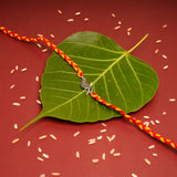 Lord Krishna Premium Silver Rakhi