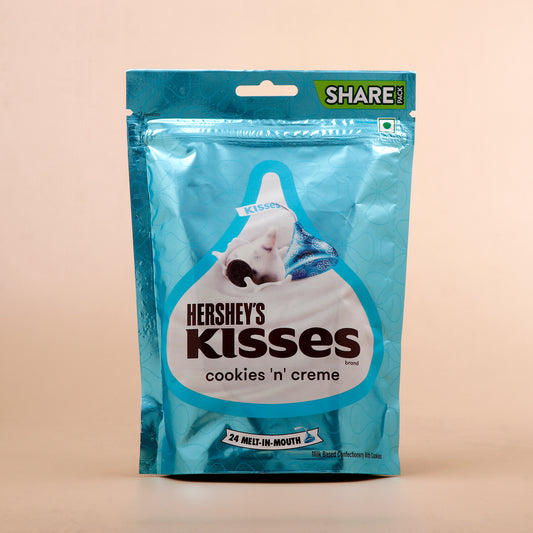 Hersheys Kisses Cookies and Creme Chocolate 100 GM