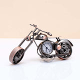 Retro Motorcycle Desk Clock