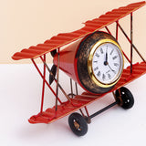 Aircraft Table Clock - Red