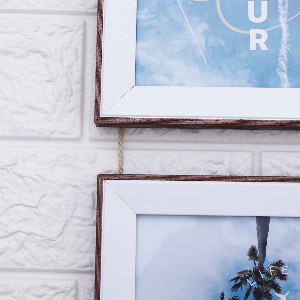Golden Hour Dual Space Hanging Photo Frame