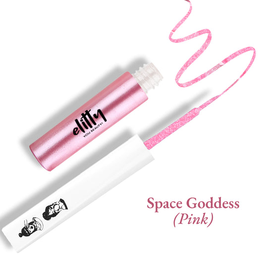Elitty Pink Metallic Pop Coloured Eyeliner - Space Goddess (4ml)